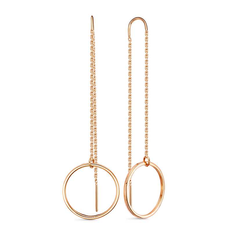 Серьги арт.1414448 1,75г