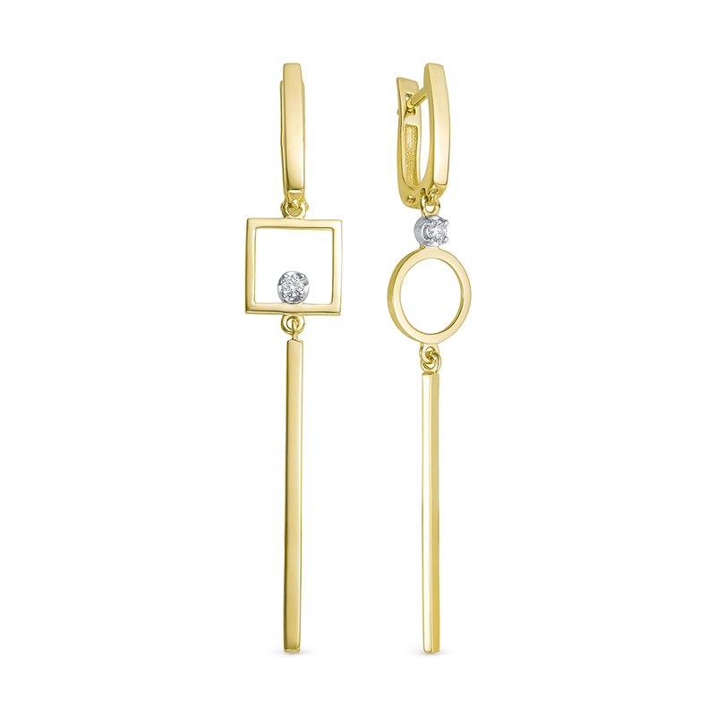 Серьги арт.391-2300 5,57г