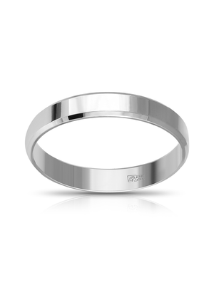 КО 13-00 БЗ Кольцо обручальное гл. плоское трапеция 16,00000 1,64г