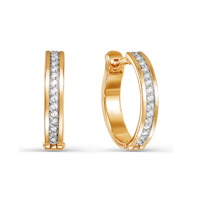 Серьги арт.124312 2,35г