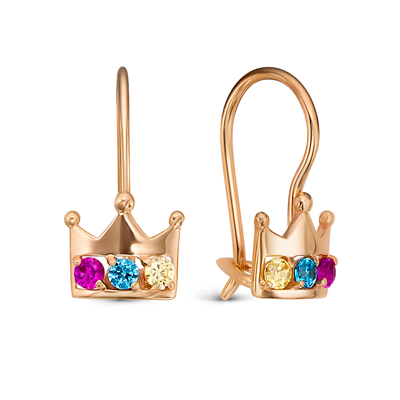 Серьги арт.1204982 0,9г