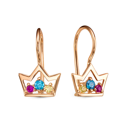 Серьги арт.1204909 0,91г