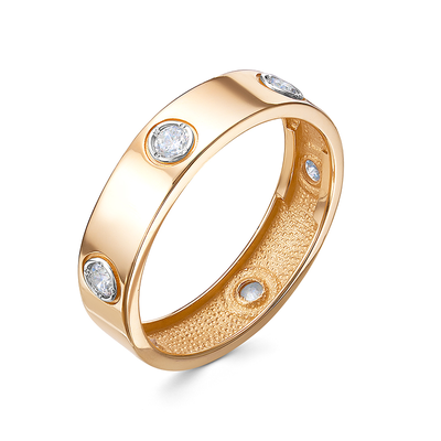 Кольцо 585 б1103100 арт.б1103100 6 Фианит Кр 2,50 0,138;