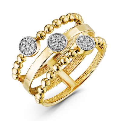 Кольцо арт.01-02880-05-001-01-01 17,5р. 3,55г