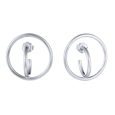 Серьги арт.ISt504Ew-2224-25 3,92г