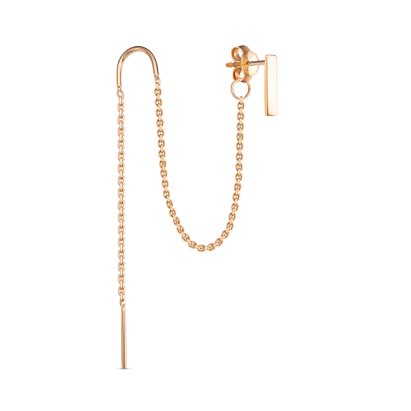 Непарные серьги арт.0504629 0,8г