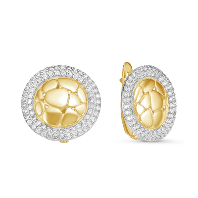 Серьги арт.с126055пзл 3,08г