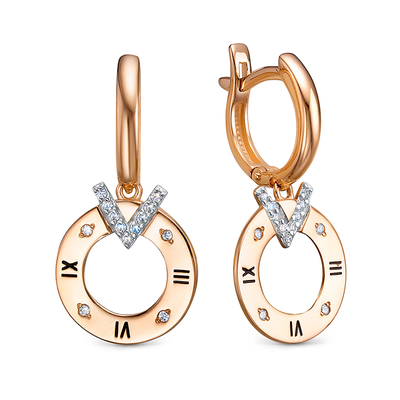 Серьги арт.1204873 3,61г