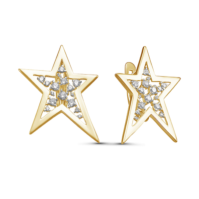 Серьги арт.с127153пзл 2,79г