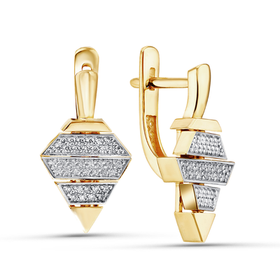 Серьги арт.02-02888-1-05-001-07-01 6,53г