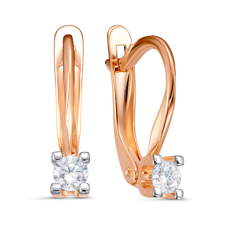 Серьги арт.1207997 1,64г