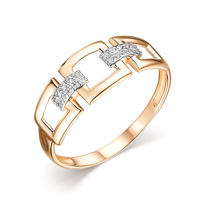 Кольцо 585 к4294 арт.к4294 20 куб. цирконий вес 0,026 17,5 р.