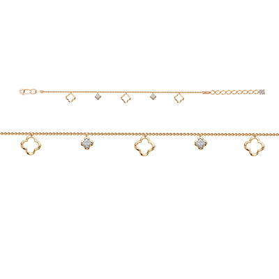 Браслет 585 015136 арт.015136 Фианит Кр 1,00;Фианит Кр 5,00;