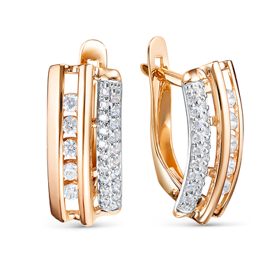 Серьги арт.1205561 2,85г