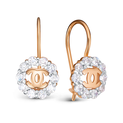 Серьги арт.1204960 1,28г