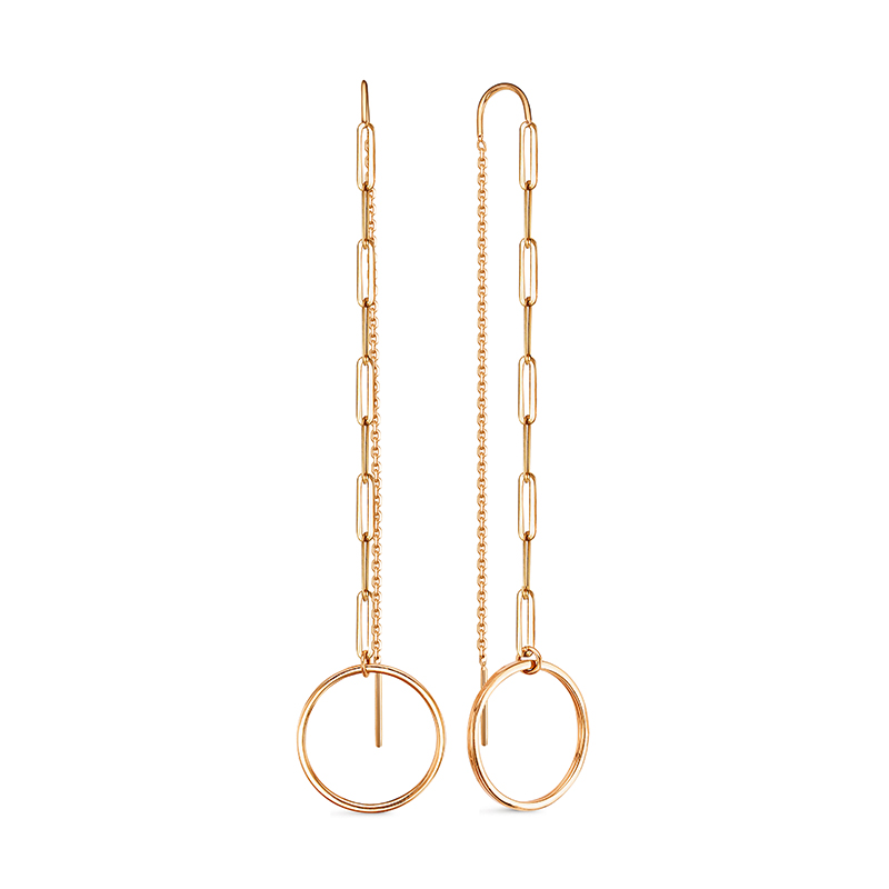 Серьги арт.1414449 2,22г