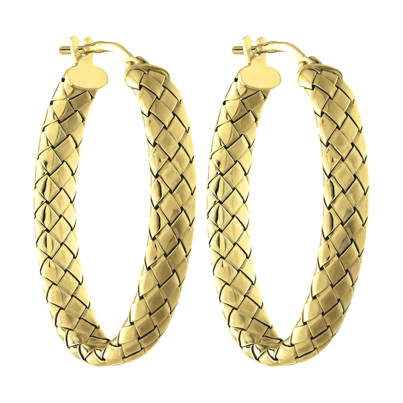 Серьги арт.ISt504Eg-5OVP 4,36г