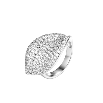 Кольцо арт.CZ-R03221-X-W-X-X-W 19,5р. 6,25г