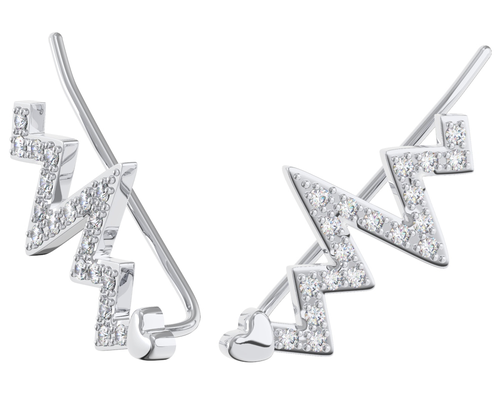 Серьги-каффы арт.0201714-00775 1,65г