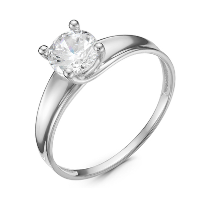 Кольцо 585 б116632 арт.б116632 1 Фианит Кр 6,00 0,28; 17,0 р.