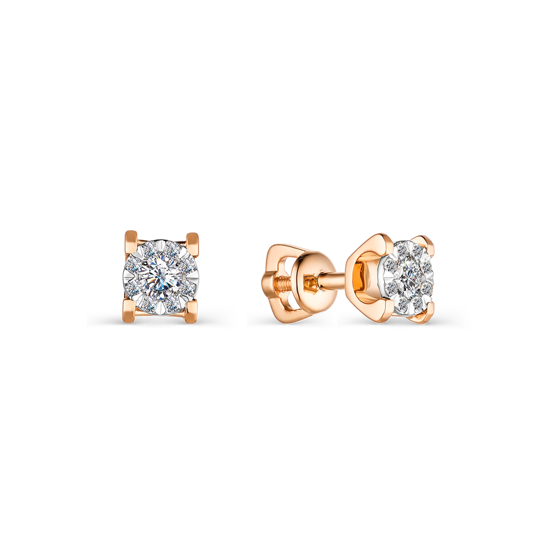 Серьги 23420-100 2,22г