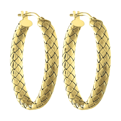 Серьги арт.ISt504Eg-5OVP 4,36г