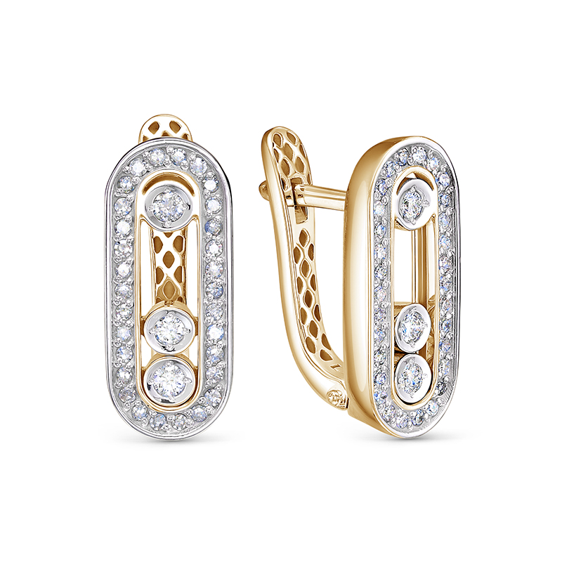 Серьги арт.д1201514рл 4,14г