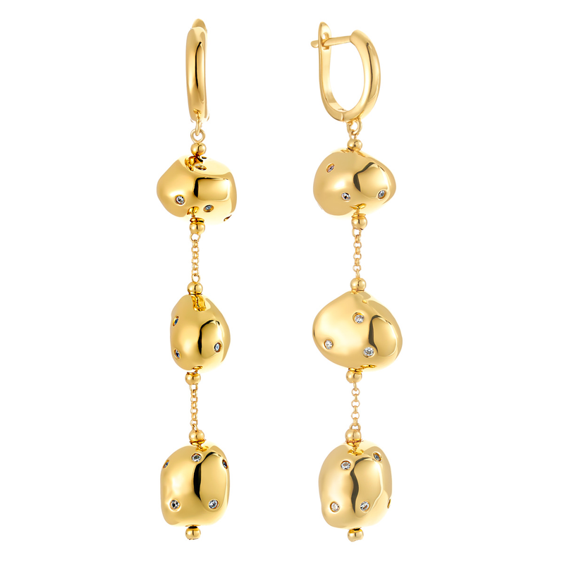 Серьги арт.RB-E326-1-X-L-X-X-W 13,69г