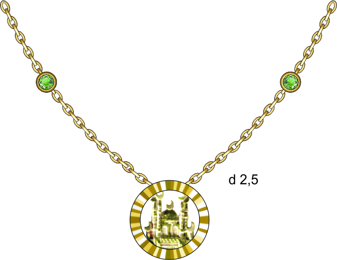 Колье арт.л0705396 3,61г