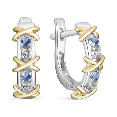 Серьги арт.С-173-022 4,57г