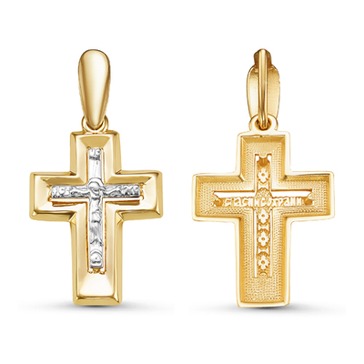 Крест арт.л080530 1,04г