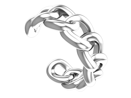 Серьга-каффа арт.0201521-00245 0,9г