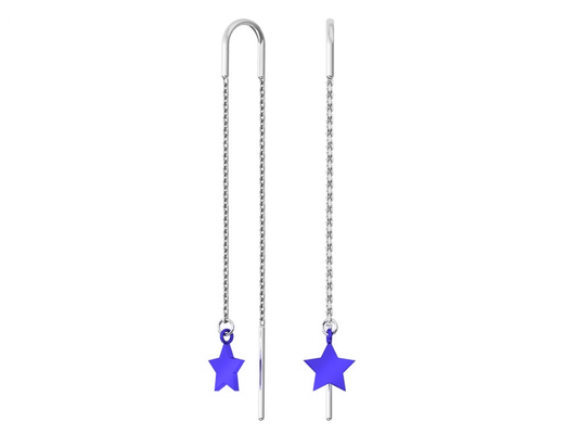 Серьги арт.0221277-45555 0,99г