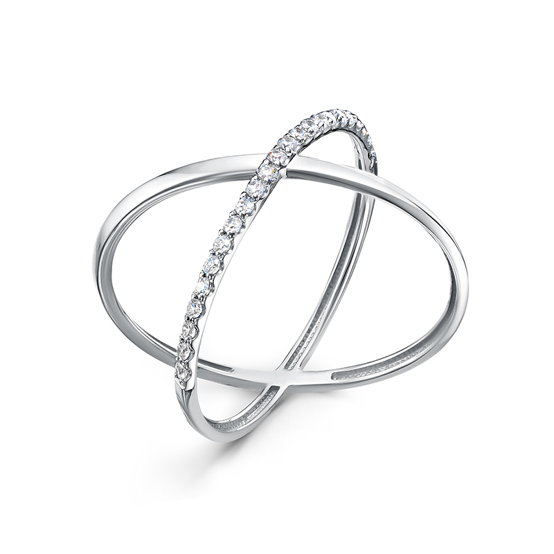 Кольцо 585 б1100964 арт.б1100964 23 Фианит Кр 1,25 0,07;