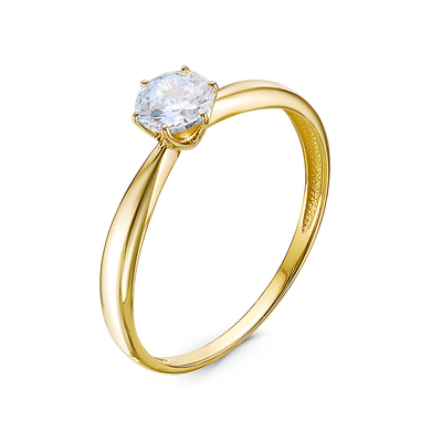 Кольцо 585 л1101517 арт.л1101517 1 Фианит Кр 5,00 0,158; 18,0 р.