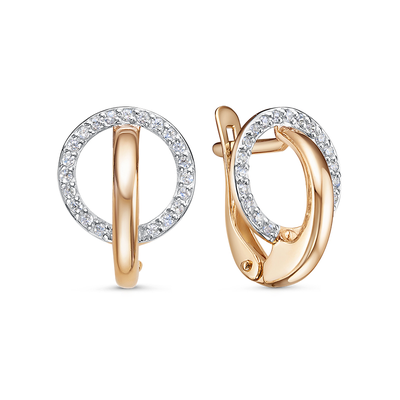 Серьги арт.1206232 2,59г