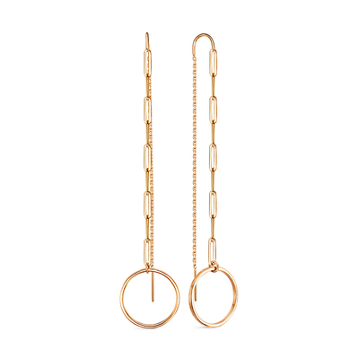 Серьги арт.1414449 2,22г