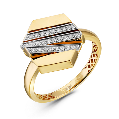 Кольцо арт.01-02890-05-001-07-01 17,5р. 4,1г